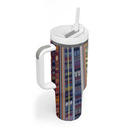 Lamba Mpanjaka Madagascar Tumbler With Handle Traditional Pattern