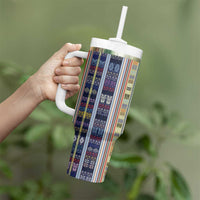 Lamba Mpanjaka Madagascar Tumbler With Handle Traditional Pattern