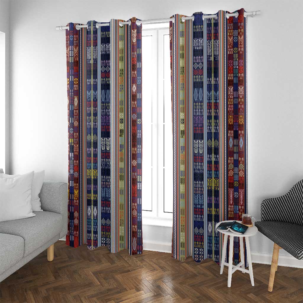 Lamba Mpanjaka Madagascar Window Curtain Traditional Pattern