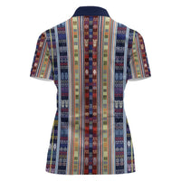Lamba Mpanjaka Madagascar Women Polo Shirt Traditional Pattern