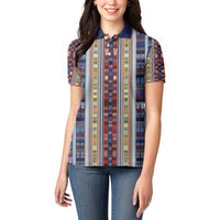 Lamba Mpanjaka Madagascar Women Polo Shirt Traditional Pattern