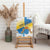 Personalized Islas Canarias Canvas Wall Art Coat Of Arms With Argyranthemum Frutescens