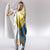 Personalized Islas Canarias Hooded Blanket Coat Of Arms With Argyranthemum Frutescens