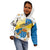 Personalized Islas Canarias Kid Hoodie Coat Of Arms With Argyranthemum Frutescens