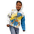 Personalized Islas Canarias Kid Hoodie Coat Of Arms With Argyranthemum Frutescens