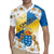 Personalized Islas Canarias Rugby Jersey Coat Of Arms With Argyranthemum Frutescens