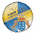 Personalized Islas Canarias Spare Tire Cover Coat Of Arms With Argyranthemum Frutescens