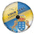 Personalized Islas Canarias Spare Tire Cover Coat Of Arms With Argyranthemum Frutescens