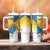Personalized Islas Canarias Tumbler With Handle Coat Of Arms With Argyranthemum Frutescens