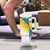 Personalized Islas Canarias Tumbler With Handle Coat Of Arms With Argyranthemum Frutescens