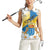 Personalized Islas Canarias Women Sleeveless Polo Shirt Coat Of Arms With Argyranthemum Frutescens