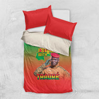 I Stand With Traore Bedding Set Burkina Faso Flag Map - African Pattern