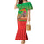 I Stand With Traore Family Matching Mermaid Dress and Hawaiian Shirt Burkina Faso Flag Map - African Pattern