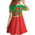 I Stand With Traore Family Matching Off The Shoulder Long Sleeve Dress and Hawaiian Shirt Burkina Faso Flag Map - African Pattern