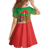 I Stand With Traore Family Matching Off Shoulder Maxi Dress and Hawaiian Shirt Burkina Faso Flag Map - African Pattern