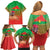 I Stand With Traore Family Matching Off Shoulder Short Dress and Hawaiian Shirt Burkina Faso Flag Map - African Pattern