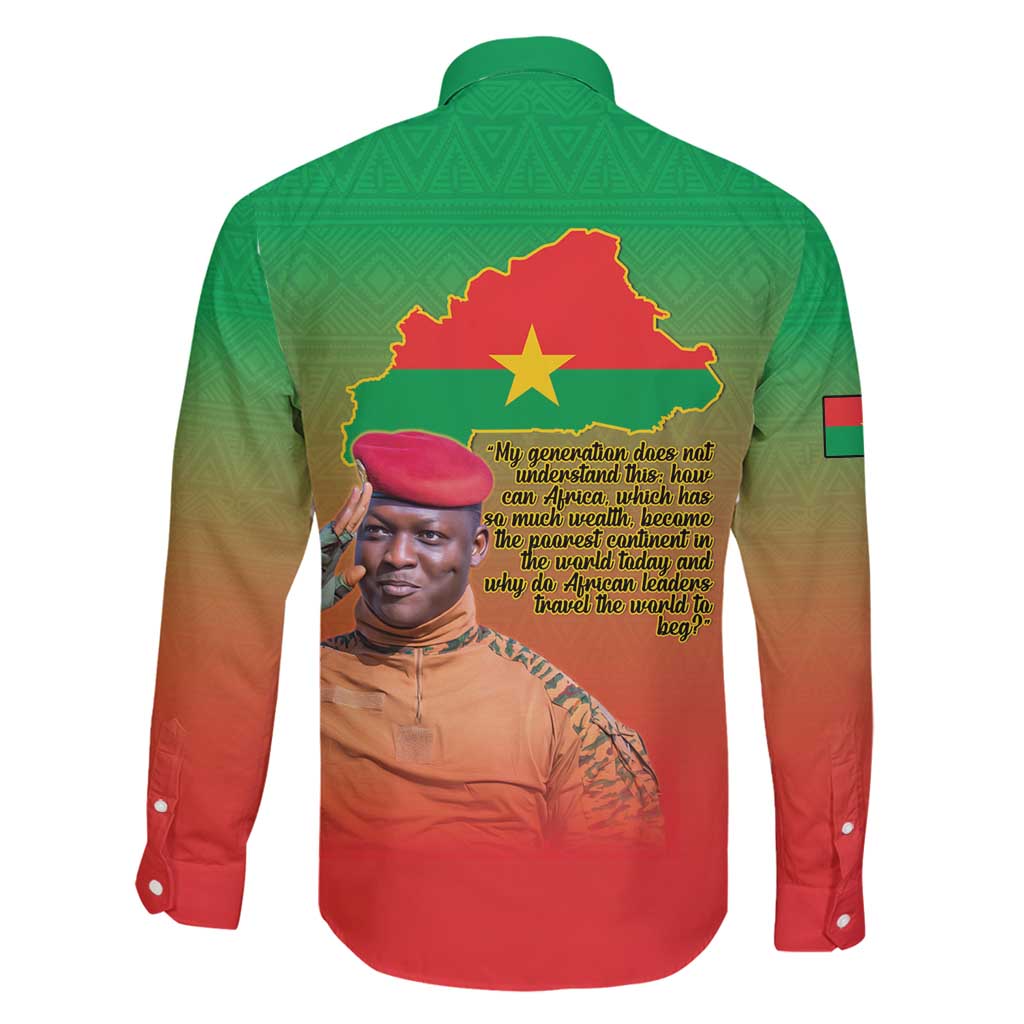 I Stand With Traore Family Matching Off Shoulder Short Dress and Hawaiian Shirt Burkina Faso Flag Map - African Pattern