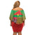I Stand With Traore Family Matching Off Shoulder Short Dress and Hawaiian Shirt Burkina Faso Flag Map - African Pattern