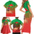 I Stand With Traore Family Matching Short Sleeve Bodycon Dress and Hawaiian Shirt Burkina Faso Flag Map - African Pattern