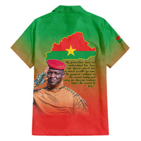 I Stand With Traore Family Matching Tank Maxi Dress and Hawaiian Shirt Burkina Faso Flag Map - African Pattern