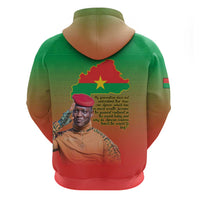 I Stand With Traore Hoodie Burkina Faso Flag Map - African Pattern