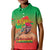 I Stand With Traore Kid Polo Shirt Burkina Faso Flag Map - African Pattern