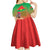I Stand With Traore Kid Short Sleeve Dress Burkina Faso Flag Map - African Pattern