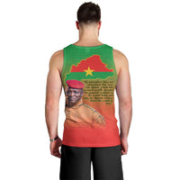 I Stand With Traore Men Tank Top Burkina Faso Flag Map - African Pattern
