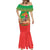 I Stand With Traore Mermaid Dress Burkina Faso Flag Map - African Pattern