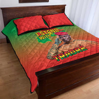 I Stand With Traore Quilt Bed Set Burkina Faso Flag Map - African Pattern
