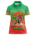 I Stand With Traore Women Polo Shirt Burkina Faso Flag Map - African Pattern