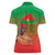 I Stand With Traore Women Polo Shirt Burkina Faso Flag Map - African Pattern