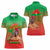 I Stand With Traore Women Polo Shirt Burkina Faso Flag Map - African Pattern
