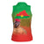 I Stand With Traore Women Sleeveless Polo Shirt Burkina Faso Flag Map - African Pattern