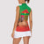 I Stand With Traore Women Sleeveless Polo Shirt Burkina Faso Flag Map - African Pattern