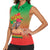 I Stand With Traore Women Sleeveless Polo Shirt Burkina Faso Flag Map - African Pattern