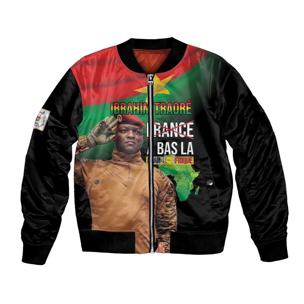 Traore Burkina Faso Bomber Jacket A Bas La France - Afrique