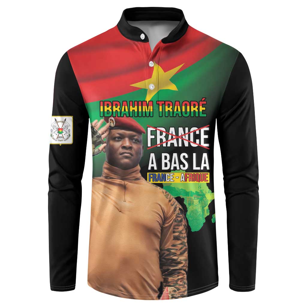 Traore Burkina Faso Button Sweatshirt A Bas La France - Afrique