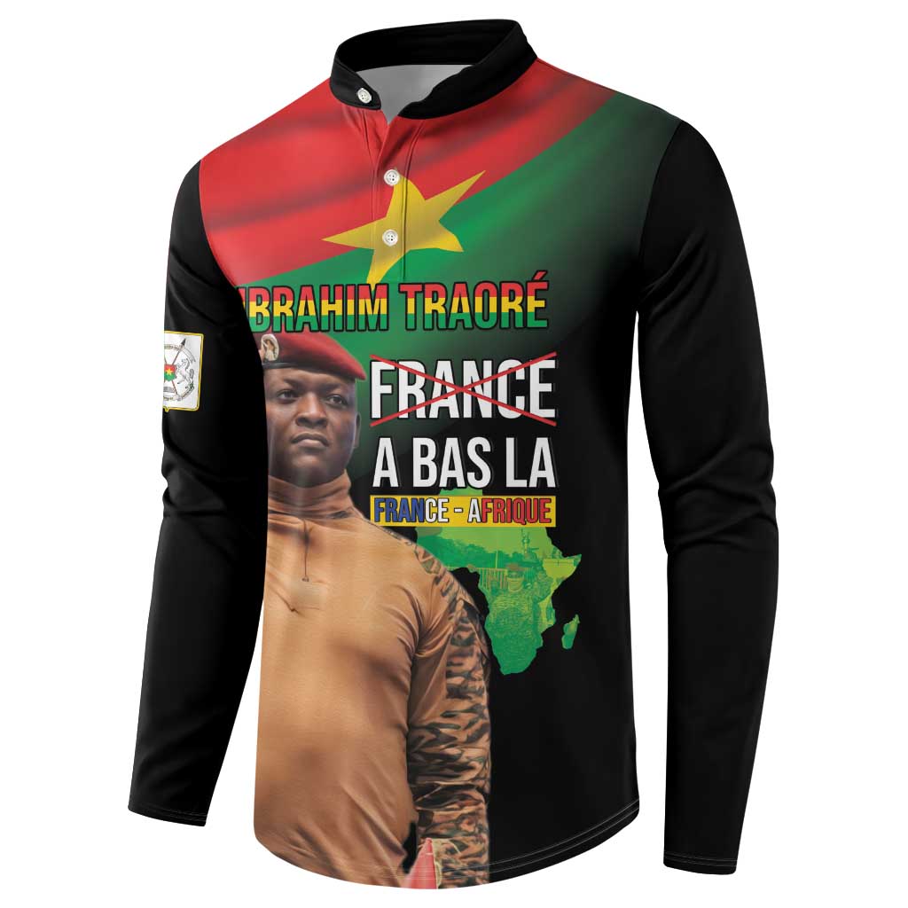 Traore Burkina Faso Button Sweatshirt A Bas La France - Afrique