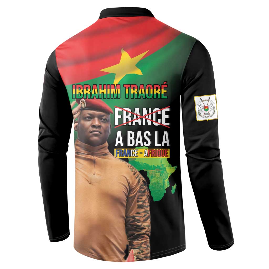 Traore Burkina Faso Button Sweatshirt A Bas La France - Afrique