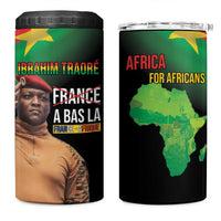 Traore Burkina Faso 4 in 1 Can Cooler Tumbler A Bas La France - Afrique