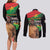 Traore Burkina Faso Couples Matching Long Sleeve Bodycon Dress and Long Sleeve Button Shirt A Bas La France - Afrique