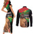 Traore Burkina Faso Couples Matching Short Sleeve Bodycon Dress and Long Sleeve Button Shirt A Bas La France - Afrique