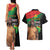 Traore Burkina Faso Couples Matching Tank Maxi Dress and Hawaiian Shirt A Bas La France - Afrique