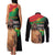Traore Burkina Faso Couples Matching Tank Maxi Dress and Long Sleeve Button Shirt A Bas La France - Afrique