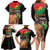 Traore Burkina Faso Family Matching Long Sleeve Bodycon Dress and Hawaiian Shirt A Bas La France - Afrique
