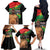Traore Burkina Faso Family Matching Off The Shoulder Long Sleeve Dress and Hawaiian Shirt A Bas La France - Afrique