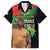 Traore Burkina Faso Family Matching Off The Shoulder Long Sleeve Dress and Hawaiian Shirt A Bas La France - Afrique