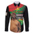 Traore Burkina Faso Family Matching Off The Shoulder Long Sleeve Dress and Hawaiian Shirt A Bas La France - Afrique