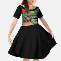 Traore Burkina Faso Family Matching Off Shoulder Maxi Dress and Hawaiian Shirt A Bas La France - Afrique